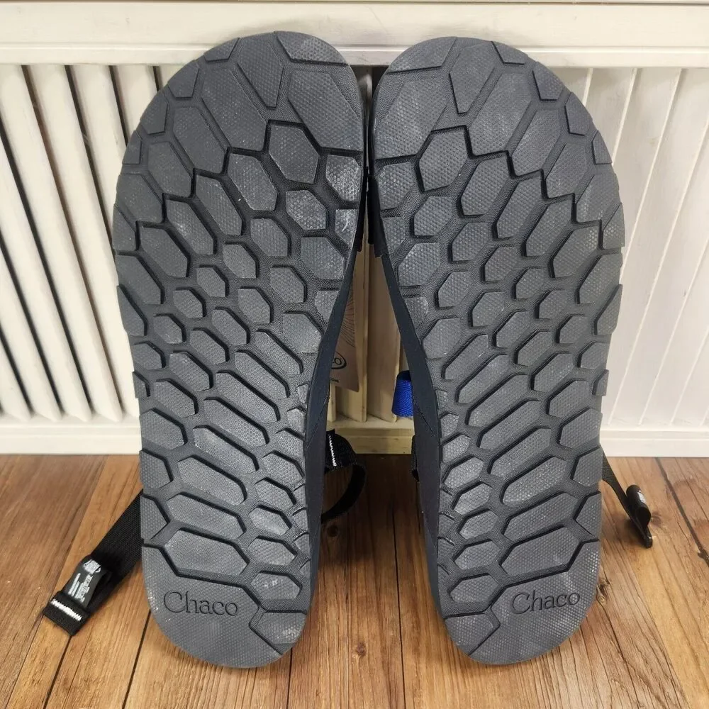 Chaco Lowdown Sandals Men's 14 Blue Black Outdoors Trail Hiking Beach Adjustable